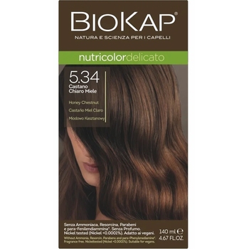 NUTRICOLOR DELICATO - farba na vlasy - 5.34 Medová gaštanová 140 ml